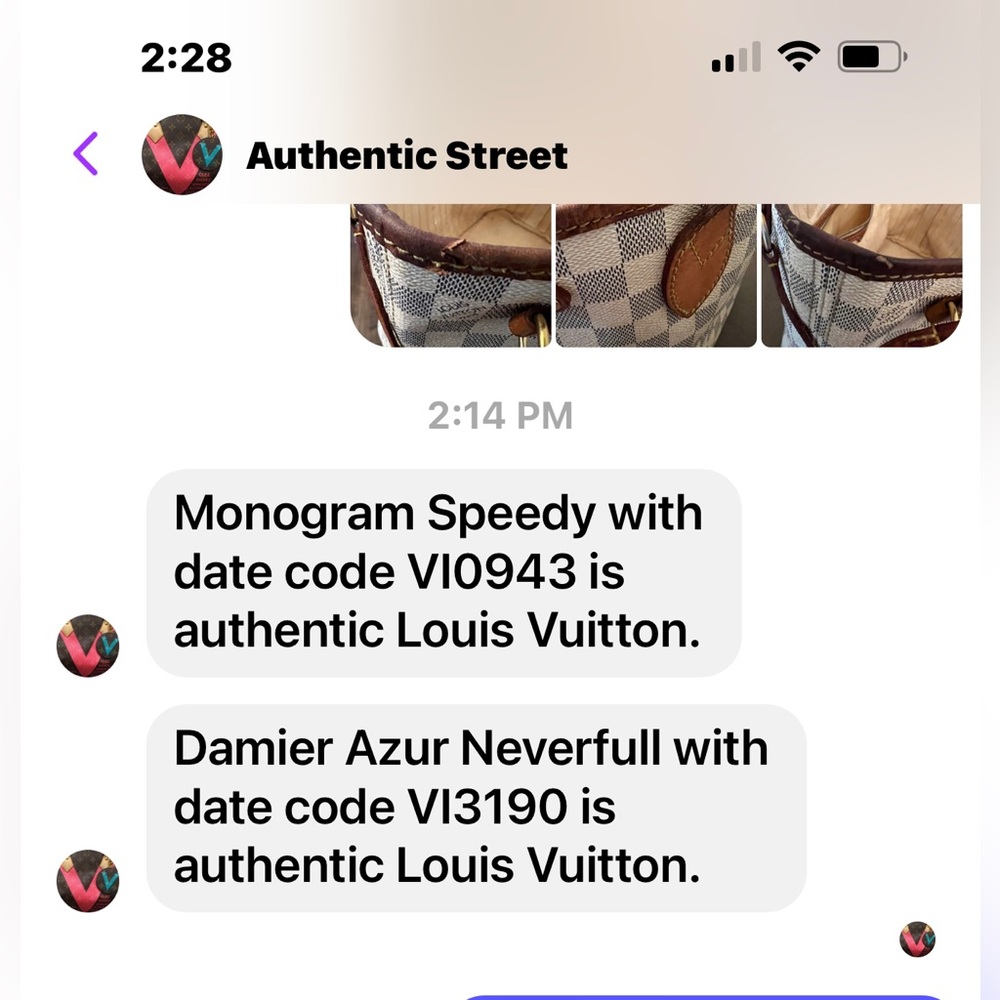 🌟🌟SOLD!🌟 Authentic Louis Vuitton Neverfull PM Damier Azur - Picture 2 of 16